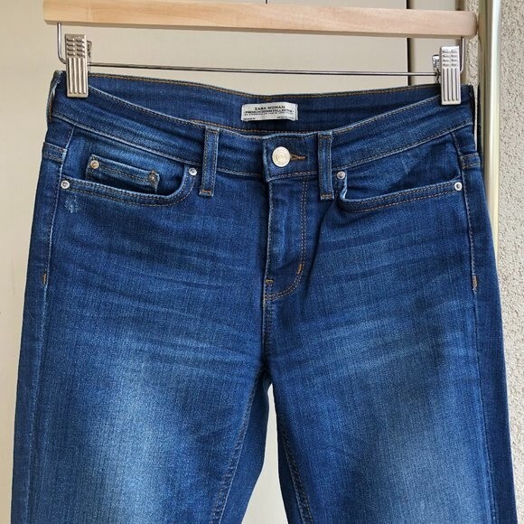 Zara Jeans - Blue - Size 24 - Picture 8 of 11
